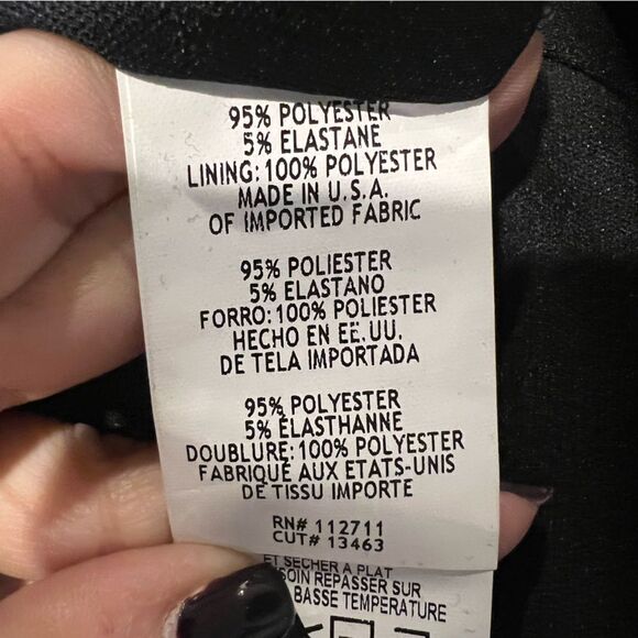 NWOT Jay Godfrey black cutout halter gown in black size 10 with front sl… - Picture 13 of 13